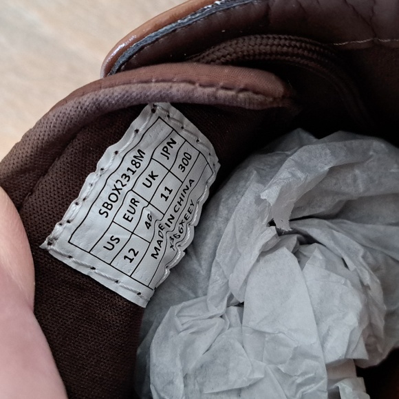 Bruno Marc Smart Casual Oxford Style Sneakers - Brown/Black - Size: Men 12 - Picture 9 of 10